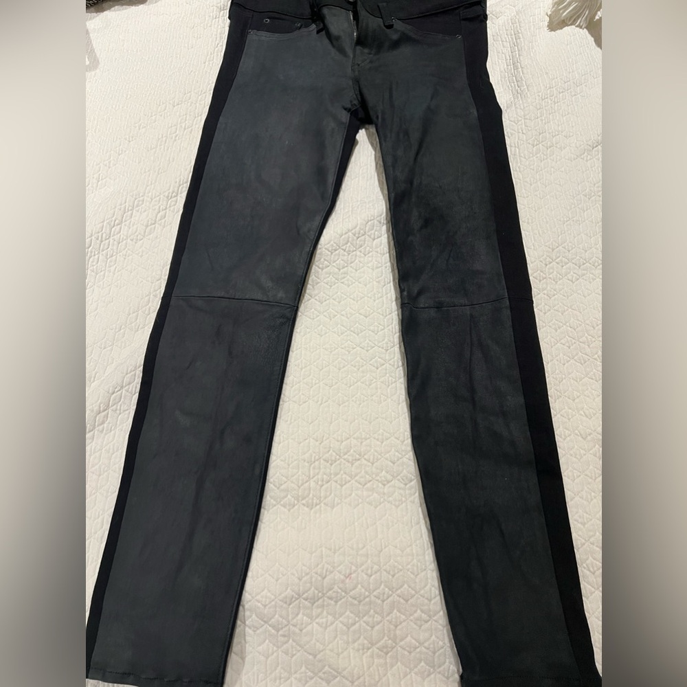 Rag & bone leather jeans NWOT size 30